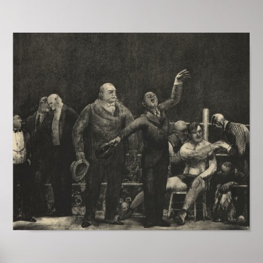 Poster John L. Sullivan - George Bellows (Devant)