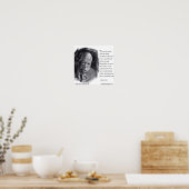 Poster John Lewis & Citation beau portrait (Cuisine)