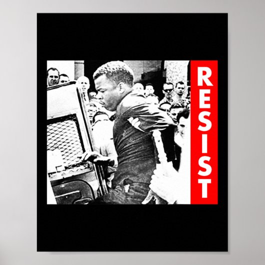 Poster John Lewis - Résister (Devant)