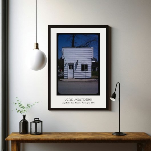 POSTER JOHN MARGOLIES - BARBER ELISABETH WEST VIRGINIA