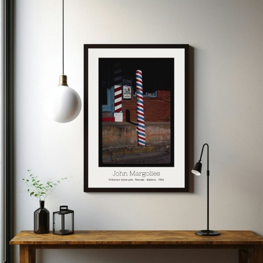 POSTER JOHN MARGOLIES - BARBER ROANOKE ALABAMA