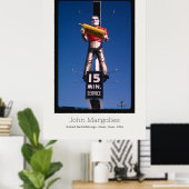 POSTER JOHN MARGOLIES - MUFFLERS DALLAS TEXAS (Bureau à domicile)