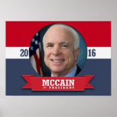 POSTER JOHN MCCAIN 2016 (Devant)