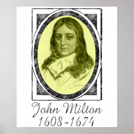 Poster John Milton (Devant)