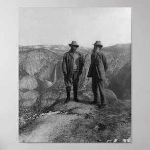 Poster John Muir et Teddy Roosevelt
