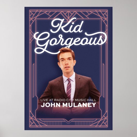 Poster John Mulaney Kid Gorgeous (Devant)