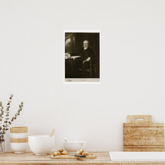 Poster John Quincy Adams (Cuisine)