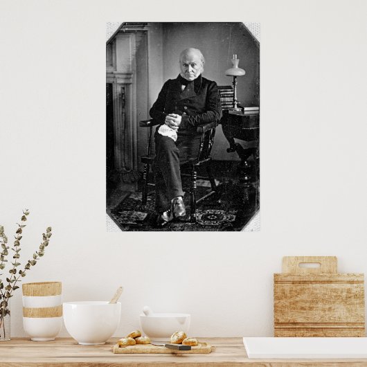 Poster John Quincy Adams (Cuisine)