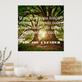 Poster John Quincy Adams. Si vous agissez, inspirez les a (Cuisine)