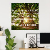 Poster John Quincy Adams. Si vous agissez, inspirez les a (Bureau à domicile)