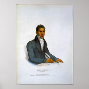 Poster John Ridge, un cherokee