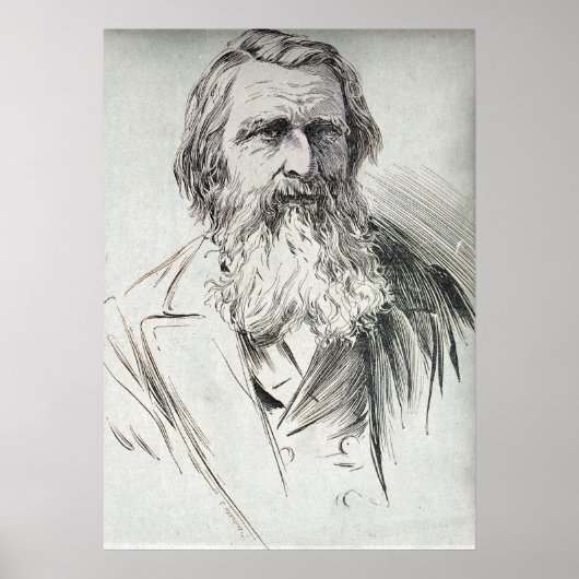Poster John Ruskin - Auteur (Devant)