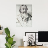 Poster John Ruskin - Auteur (Bureau à domicile)