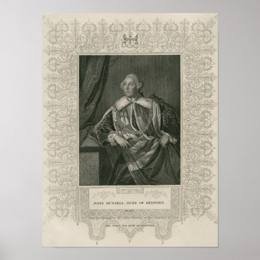 Poster John Russell, duc de Bedford (Devant)