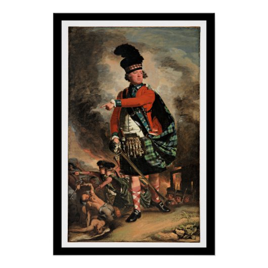 Poster John S. Copley portrait de Hugh Montgomerie (Devant)