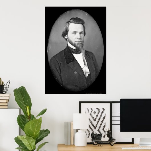 Poster John Sherman Ohio Daguerreotype 1846 (Bureau à domicile)