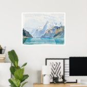 POSTER : JOHN SINGER SARGENT : BAIE D'URI (Bureau à domicile)