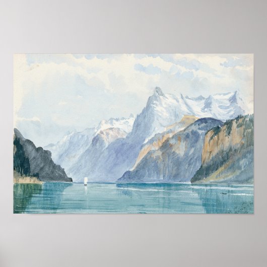 Poster John Singer Sargent - Baie d'Uri, Brunnen (Devant)