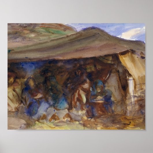 Poster John Singer Sargent - Bedouin Tent (Devant)