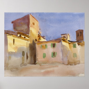 Poster John Singer Sargent - Borgo San Lorenzo