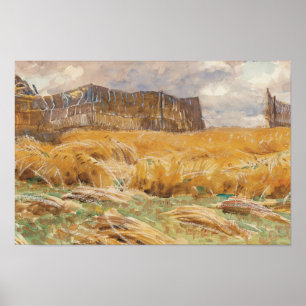 Poster John Singer Sargent - Camouflaged Field en France