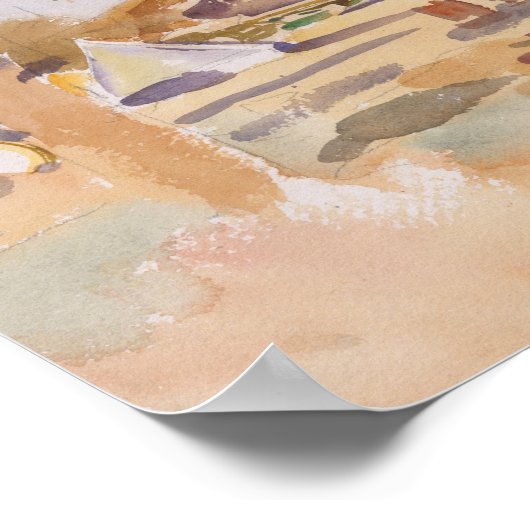 Poster John Singer Sargent - Camp militaire (Coin)