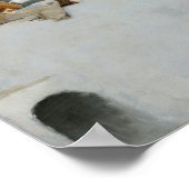 Poster John Singer Sargent - Capri Girl Sur Un Toit (Coin)