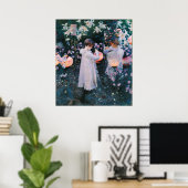 Poster John Singer Sargent Carnation Lily Lily Rose (Bureau à domicile)