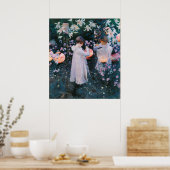 Poster John Singer Sargent Carnation Lily Lily Rose (Cuisine)