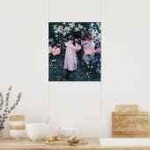 Poster John Singer Sargent Carnation Lily Lily Rose (Cuisine)