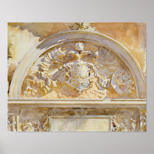 Poster John Singer Sargent - Escutcheon de Charles V (Devant)