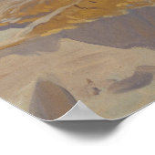 Poster John Singer Sargent - Falaises à Deir el Bahri (Coin)