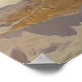 Poster John Singer Sargent - Falaises à Deir el Bahri (Coin)