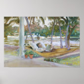 Poster John Singer Sargent - Figure à Hammock, Floride (Devant)