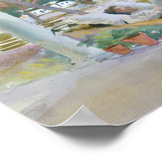 Poster John Singer Sargent - Figure à Hammock, Floride (Coin)