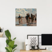 Poster John Singer Sargent Fishing pour huîtres (Bureau à domicile)