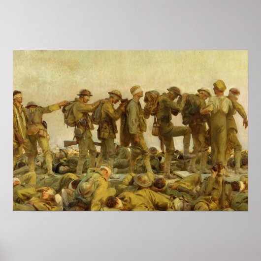 Poster John Singer Sargent - Gassed (Devant)