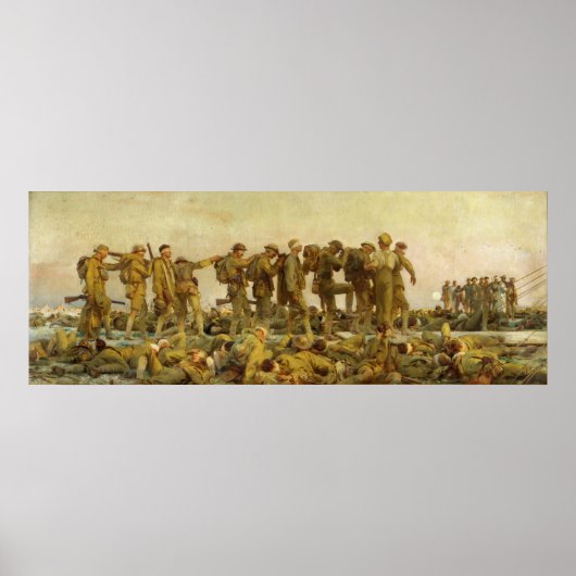 Poster John Singer Sargent - gazé (Devant)