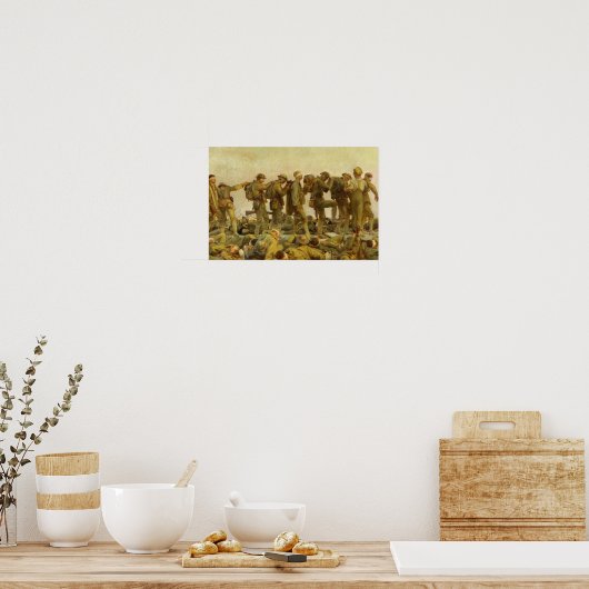 Poster John Singer Sargent - gazé (Cuisine)