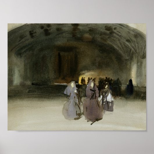Poster John Singer Sargent - Les femmes s'approchent (Devant)