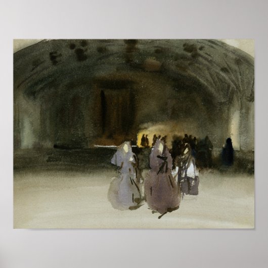 Poster John Singer Sargent - Les femmes s'approchent (Devant)