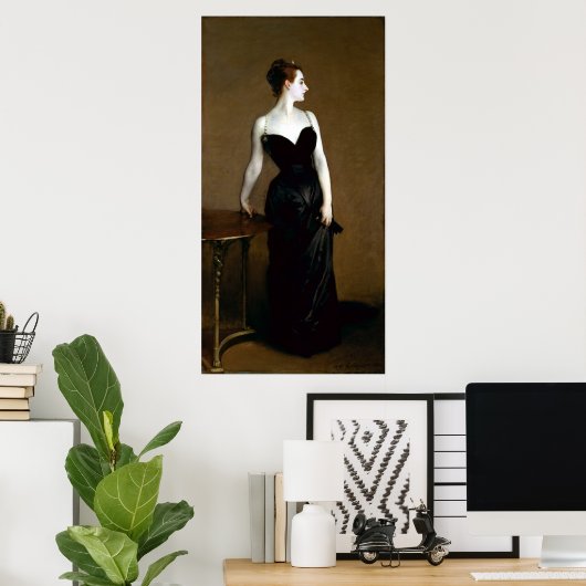 Poster John Singer Sargent Madame X (Bureau à domicile)