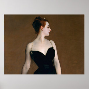 Poster John Singer Sargent Madame X peinture à imprimer