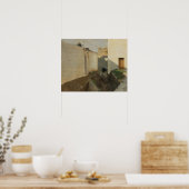 Poster John Singer Sargent - Murs blancs à Sunlight (Cuisine)