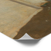 Poster John Singer Sargent - Murs blancs à Sunlight (Coin)