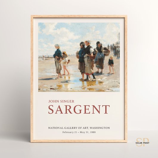 Poster John Singer Sargent Partir à la peinture de poisso