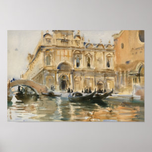 Poster John Singer Sargent - Rio dei Mendicanti, Venice