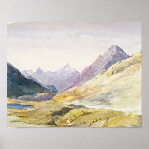 Poster John Singer Sargent - Suisse 1869 Sketchbook