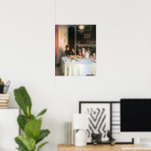 Poster John Singer Sargent - Table de petit déjeuner (Bureau à domicile)