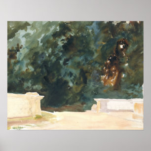 Poster John Singer Sargent - Terrace et jardins